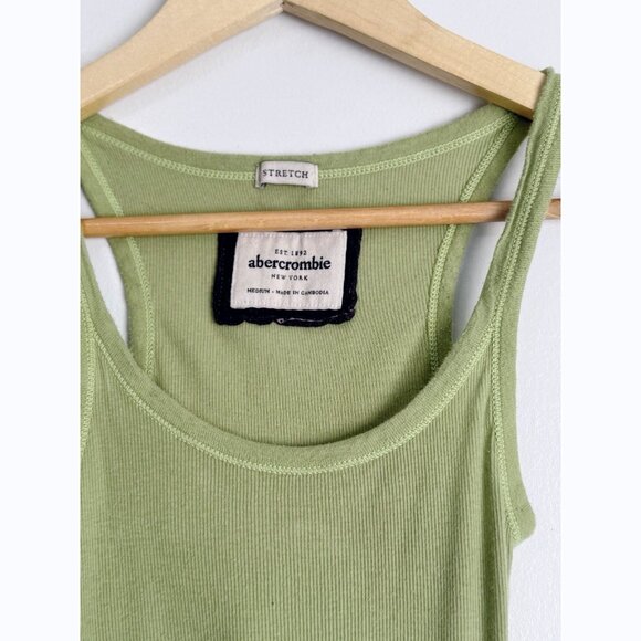 Abercrombie & Fitch Y2K Long Ribbed Tank Top M Elena Gilbert Vampire Diaries - Picture 6 of 7